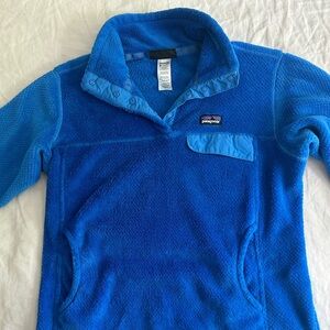 Patagonia re-tool snap t fleece pullover Blue Size medium